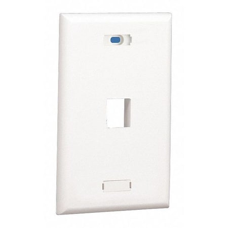 Panduit Nk1pt, Sgl Gang, Flushmntfcplt NK1FNBL